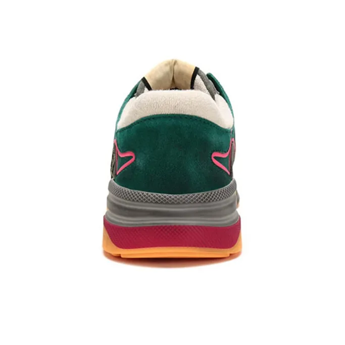 GUCCI Ultrapace Anti Slip Wear Resistant Low Top Casual Shoes Men's Green-4