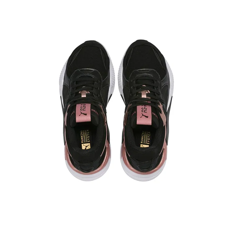 PUMA RS X Trophies Black Rose Gold Women's-3