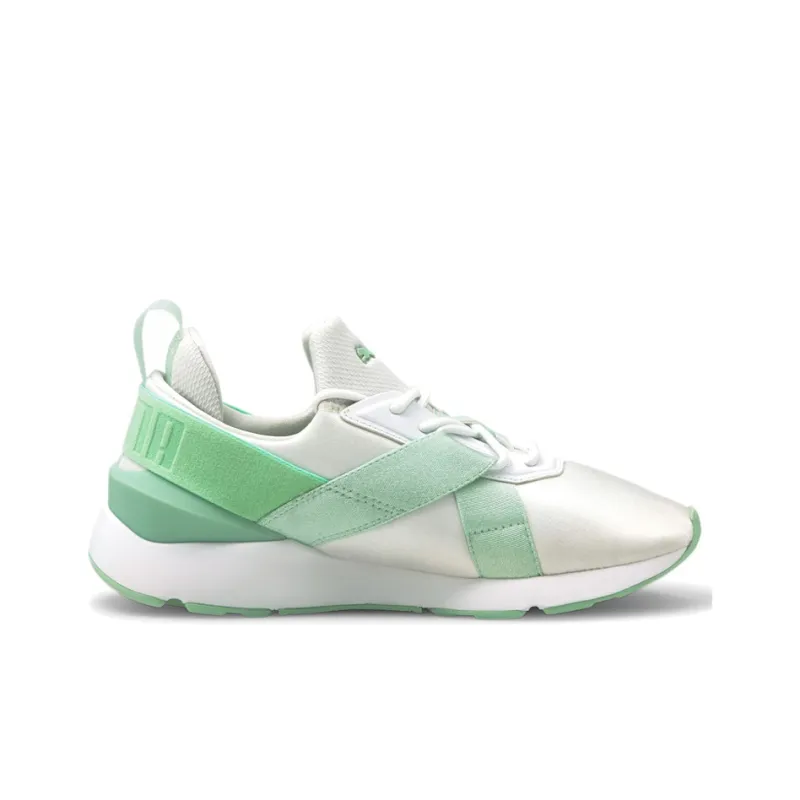 PUMA Muse X3 Casual Shoes Women's Low-Top Green/White-1