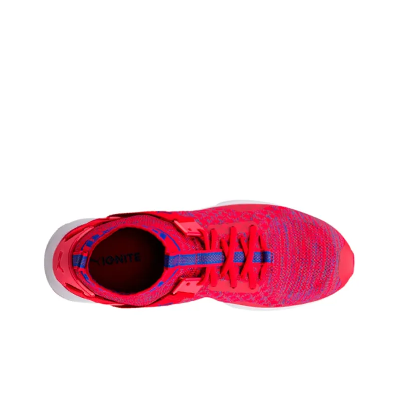 PUMA Ignite Evoknit Lo Casual Shoes Women's High-Top Red/Blue-2