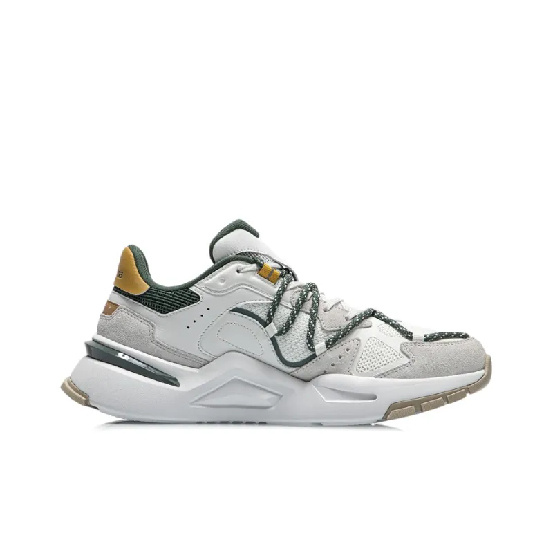 LiNing Reverse Low Top Sports Casual Shoes Men's White Gray-1