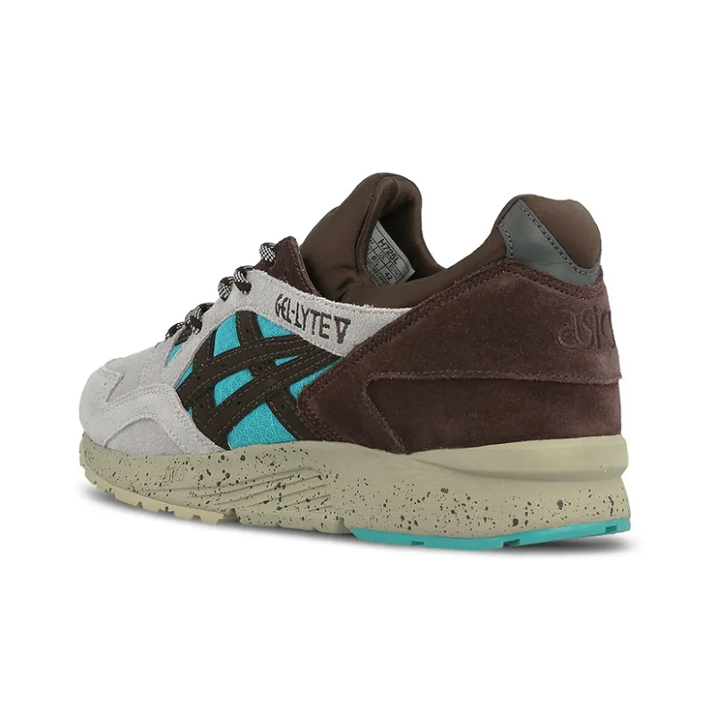 Asics Gel-Lyte V Low-Top Casual Shoes Unisex Gray Brown-3