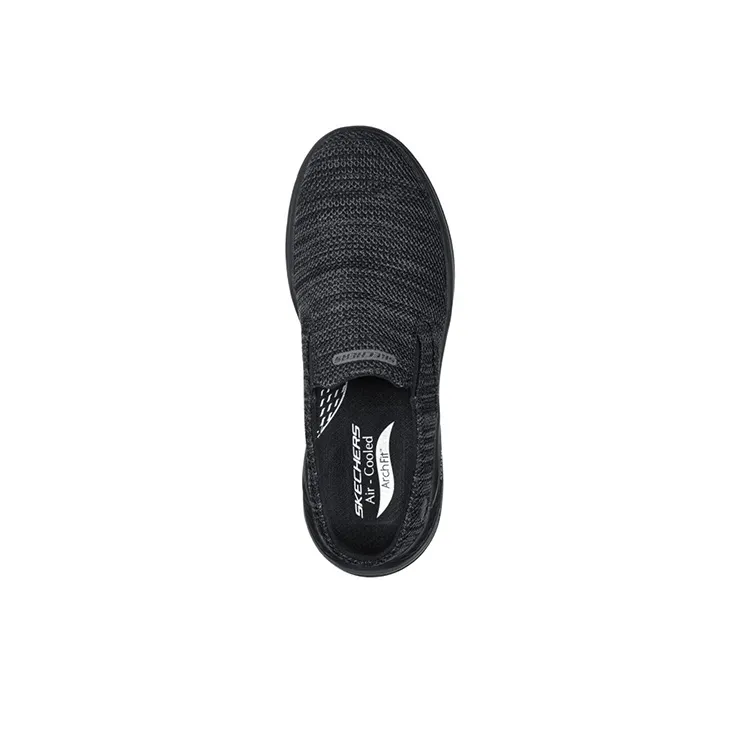 Skechers Arch Fit Motley Breathable Low-Top Casual Shoes Black-2