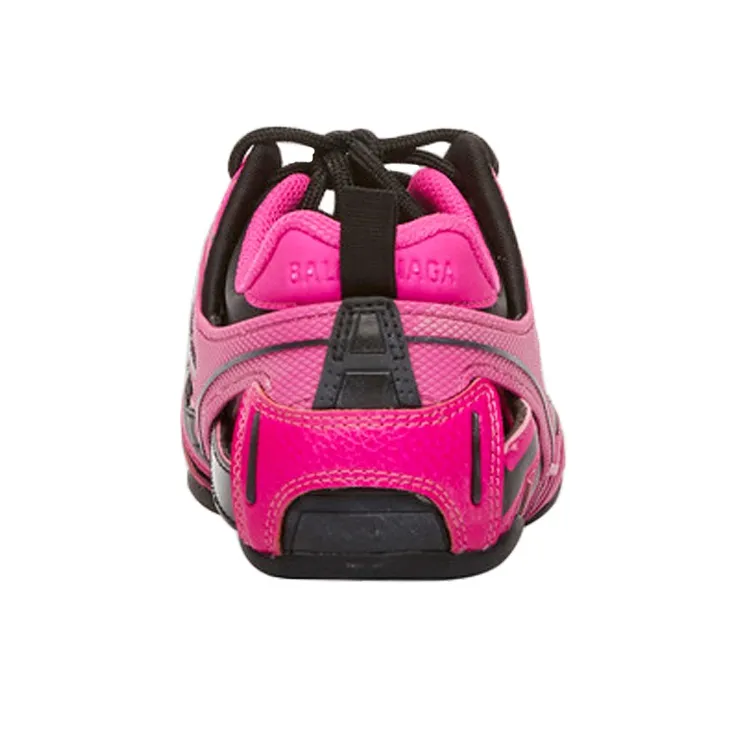 Balenciaga Drive Sneaker 'Black Neon Pink' Women's-4