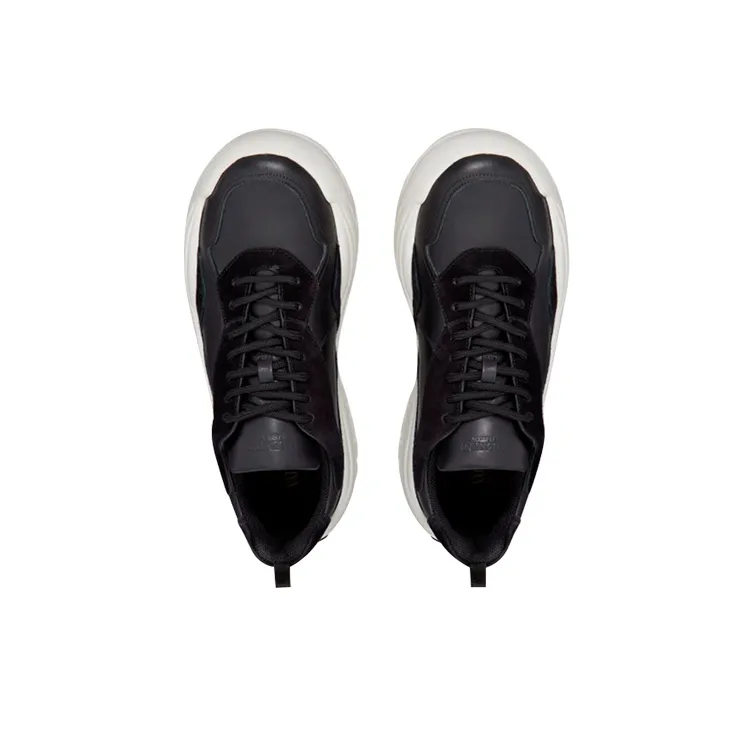 Valentino Gumboy Garavani Anti Slip Wear Resistant Coverage Balance Lightweight Low Top Casual Shoes Men's Black White-3