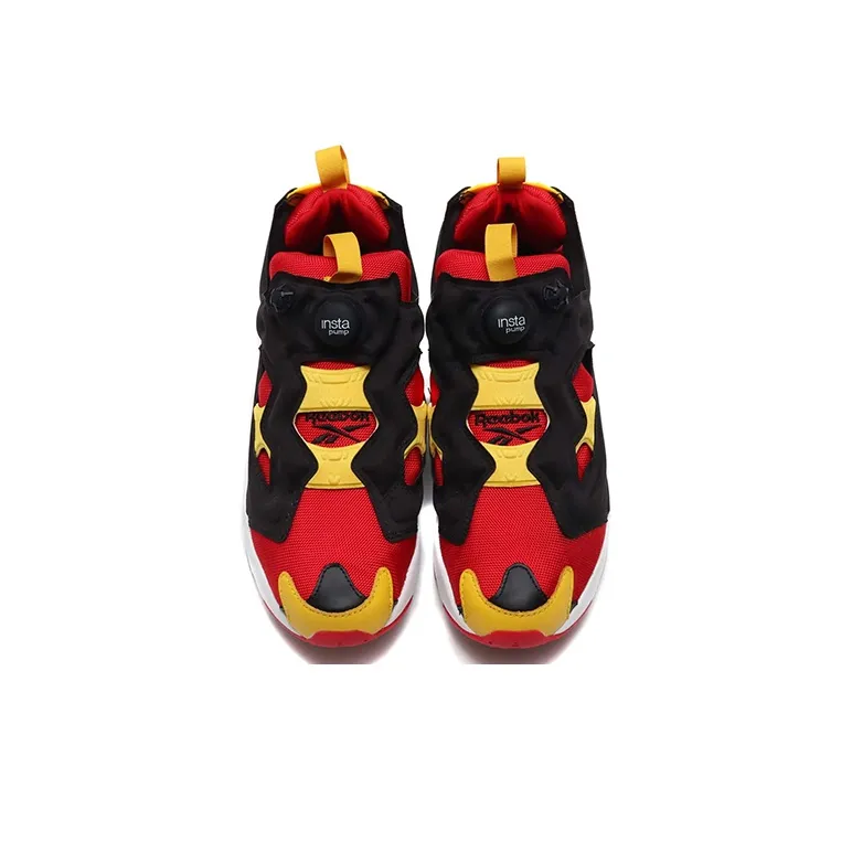 Reebok Instapump Fury Scarlet Toxic Yellow-3