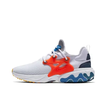 Nike React Presto White Habanero Red Obsidian