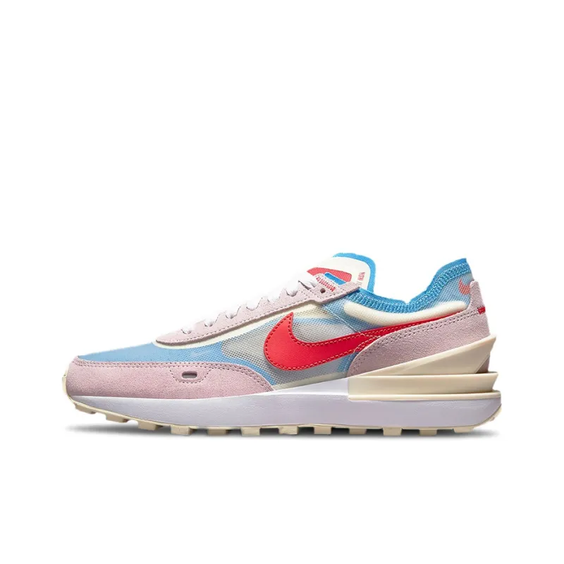Nike Waffle One Pink Red Blue Women's-0