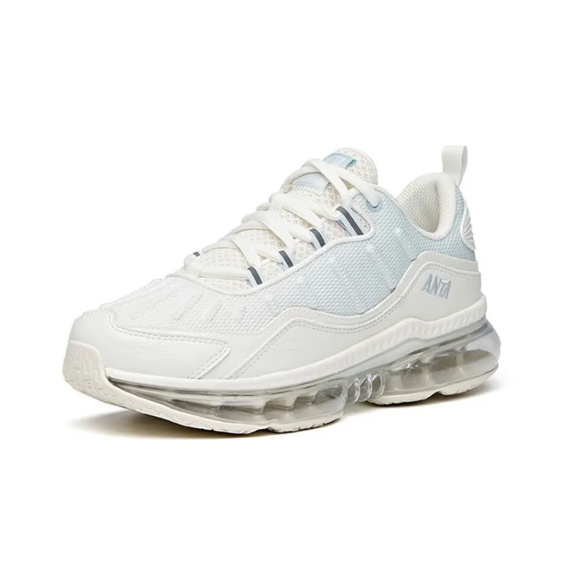 Anta Life Collection Cushioning Anti-Slip Wear-Resistant Breathability Low-Top Casual Shoes Women's Ivory White-1