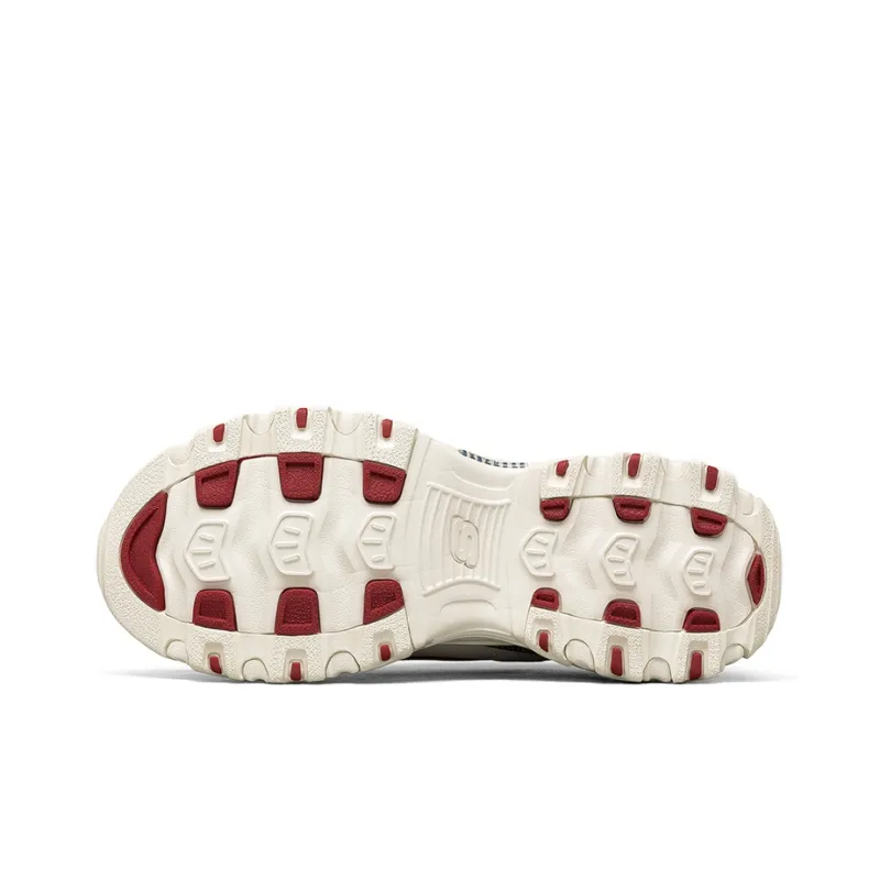 Skechers D'lites 2021 New Year White/Red-6