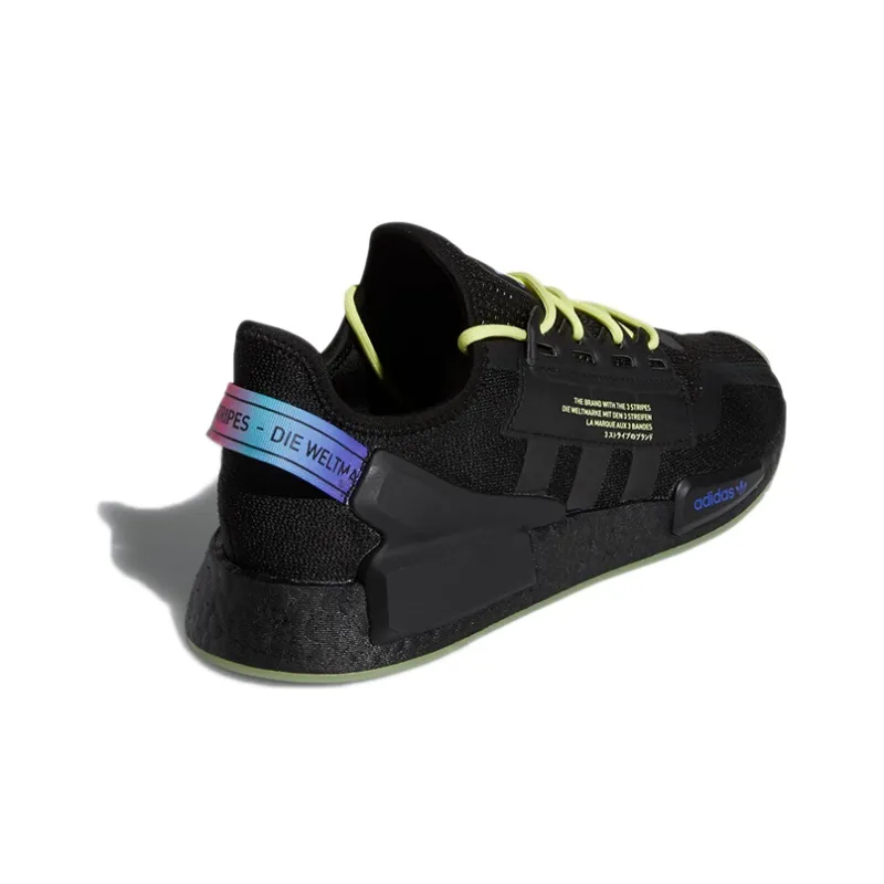 Adidas Originals Nmd R1 V2 Script Pulse Yellow-3