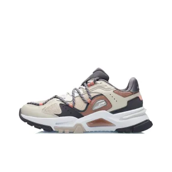LiNing Reverse Fantasy Comfortable And Trendy Cushioned Slip Resistant Sports Casual Shoes Men's Oat Gray