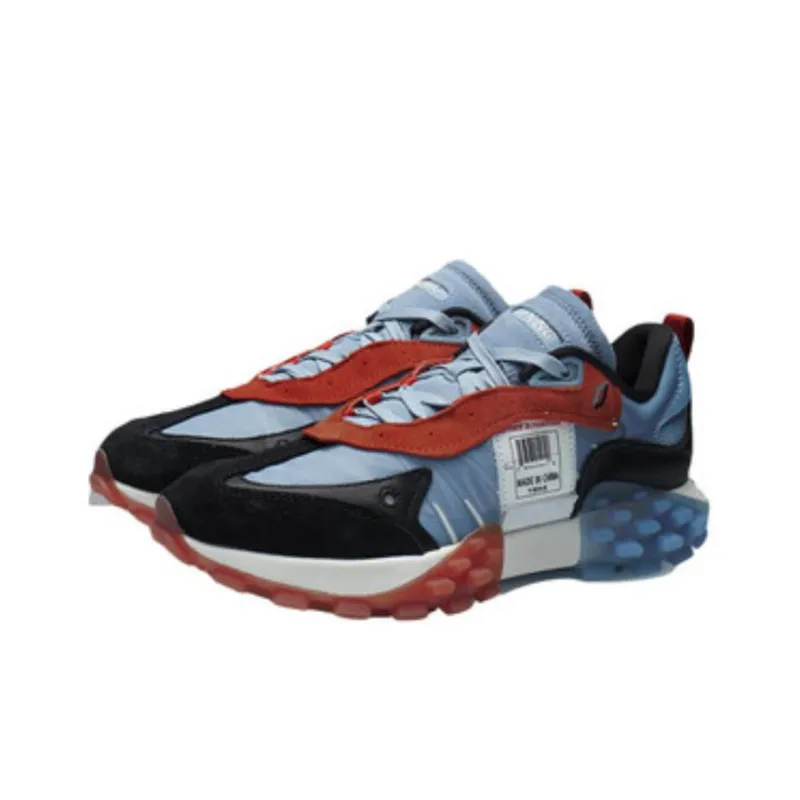LiNing OVERLOAD 021 Fall And Winter Trendy Runway Collection Low Top Casual Shoes Men's Mist Blue-2
