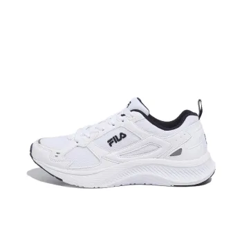 FILA Field Gauge Light Slip Resistant Low Top Casual Shoes Unisex White Black Korean Style