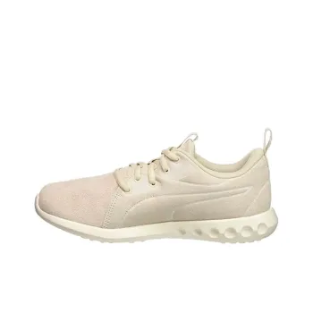 PUMA Carson 2 Moulded Suede Low-Top Casual Shoes Women's Ecru