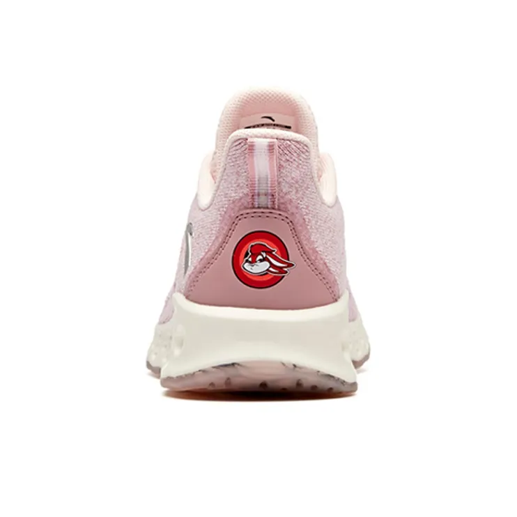 ANTA Casual Shoes Women's Low-Top Pink Purple Red/Ivory White/Pearl Pink-4