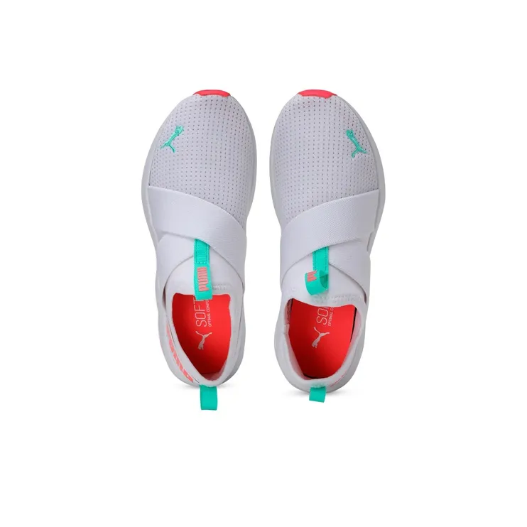 PUMA Prowl Slip On Low Top Sneakers Grey/Red Women's-2