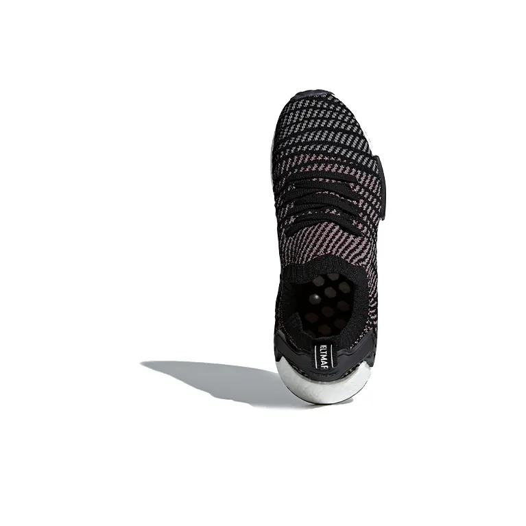 Adidas Nmd R1 Stlt Black Grey Solar Pink-4