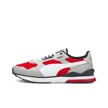 PUMA R78 FUTR Casual Shoes Men Low Top Gray/Black/White/Red