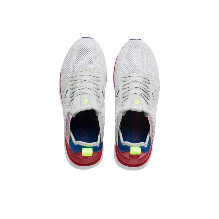 PUMA Enzo Beta Woven Low top Running Shoes Grey/Red/Blue-2