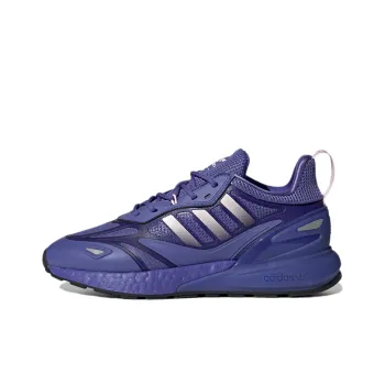 Zx 2K Women's Adidas Originals Boost 2.0 'Purple Silver Metallic' Women's
