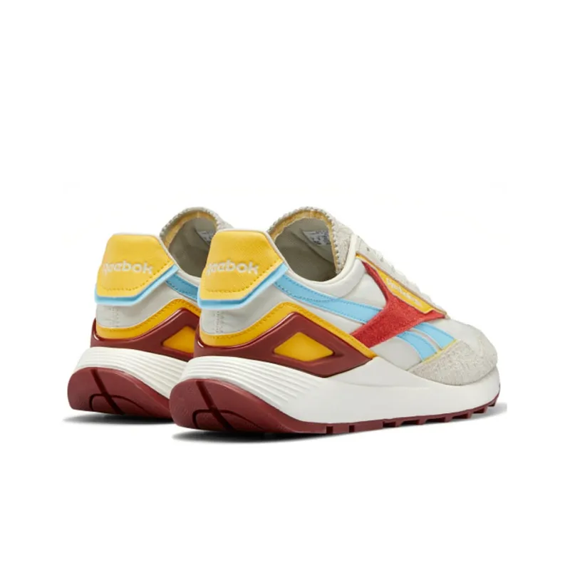 Reebok Classic Leather Legacy AZ Casual Shoes Unisex Low Top Gray/Yellow-3