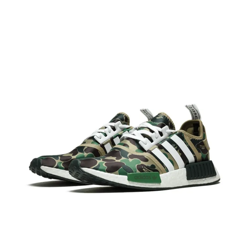Adidas Nmd R1 Bape Olive Camo-2
