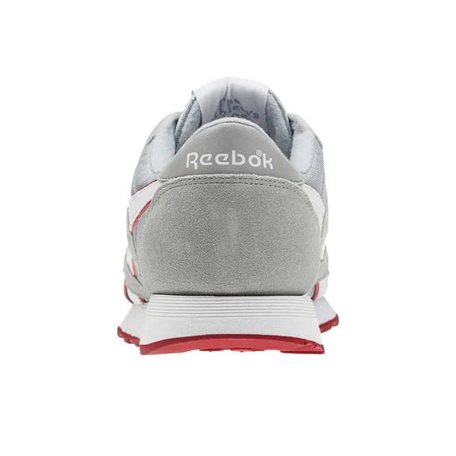 Reebok Classic Nylon Casual Shoes Men Low Top Gray/Red-4