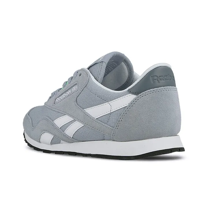 Reebok Classic Nylon Casual Shoes Women's Low-Top Gray/Blue-3
