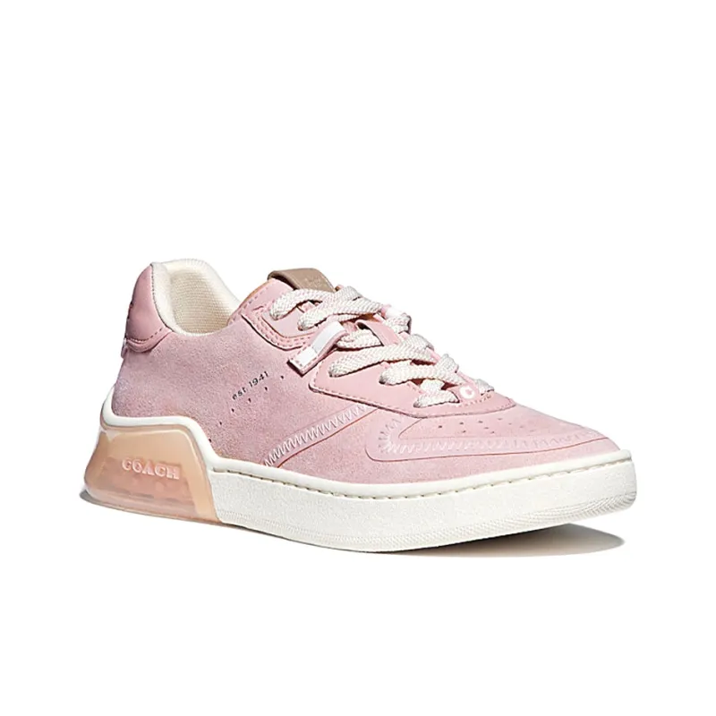 COACH Court CitySole Cushioned Anti-Slip And Wear-Resistant Lightweight Low-Top Casual Shoes Women's Pink-2