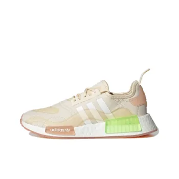 Adidas Originals Nmd R1 Wonder White Signal Green Women's