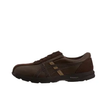 Asics Life Walker Wear-Resistant Low-Top Casual Shoes Men's Dark Brown