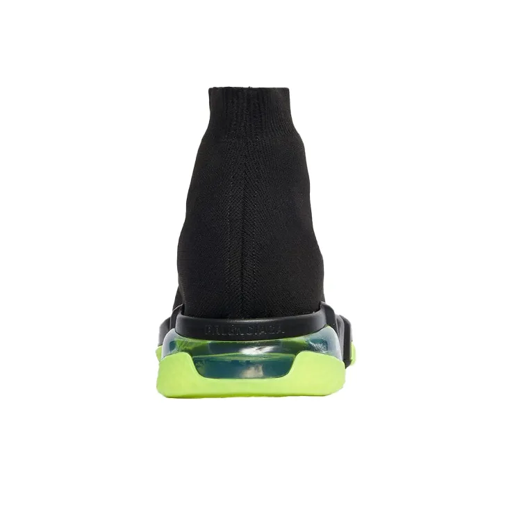 Balenciaga Speed Trainer 'Clear Sole Black Yellow Fluo'-4