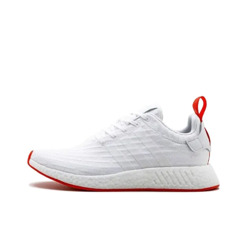 Adidas Originals Nmd R2 White Core Red Two Toned-0