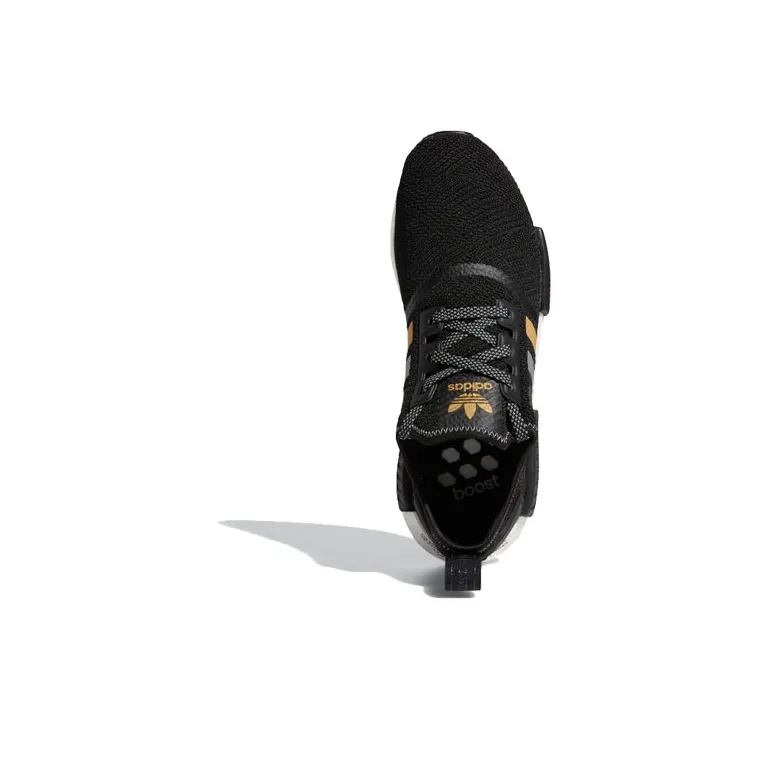 Adidas Nmd R1 Shoe Palace Black And Gold Women's-3