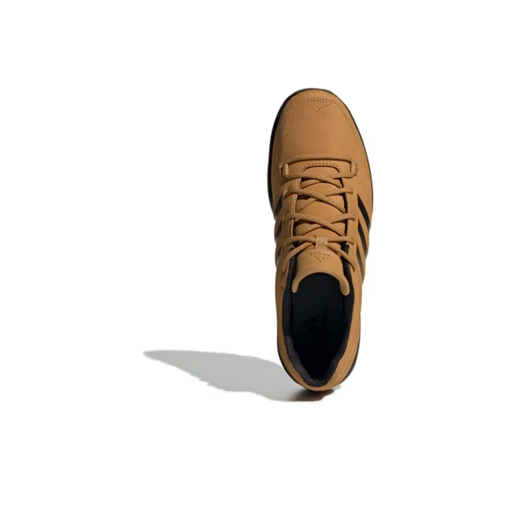 Adidas Daroga Plus Lea Slip-Resistant Low-Top Casual Shoes Men's Brown Black-4