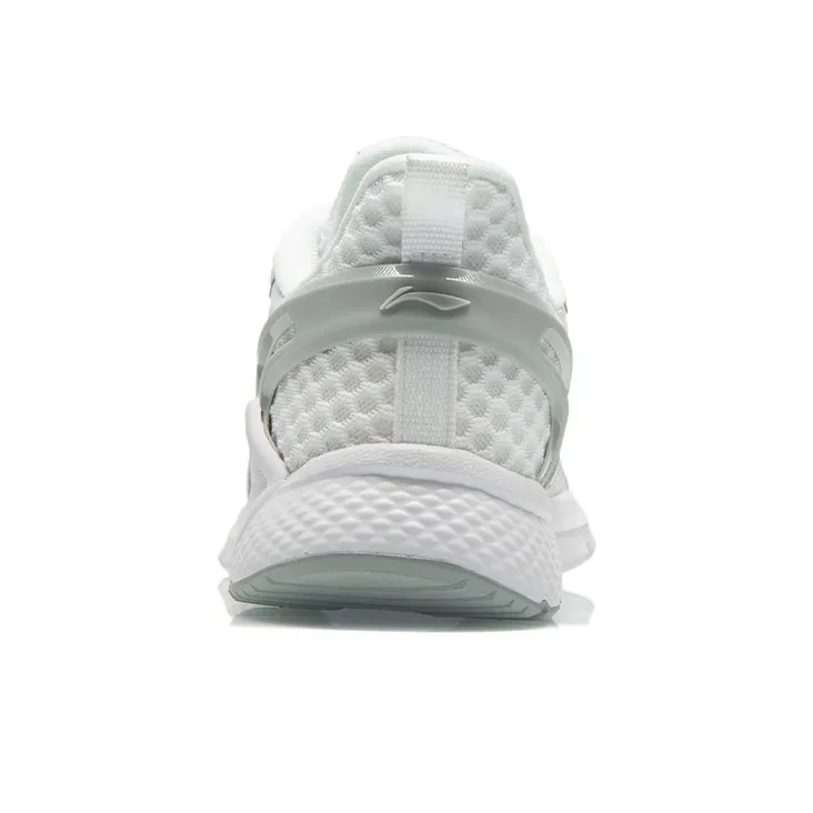 LiNing Mafia Breathable Cushioning Low Top Sports Casual Shoes Women's White Gray-4