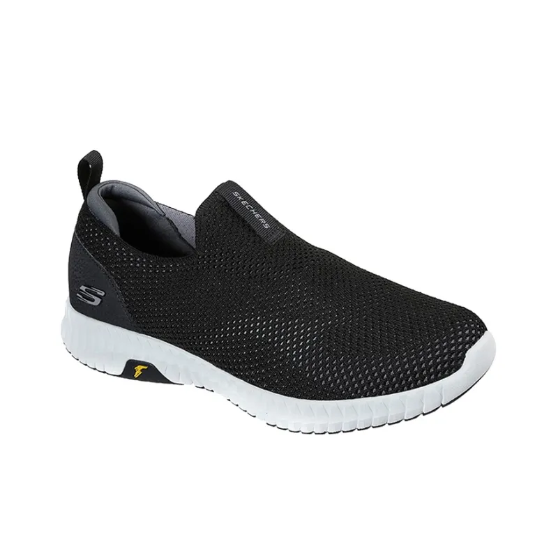 Skechers Elite Flex Slip on Shoes 'Black White'-2