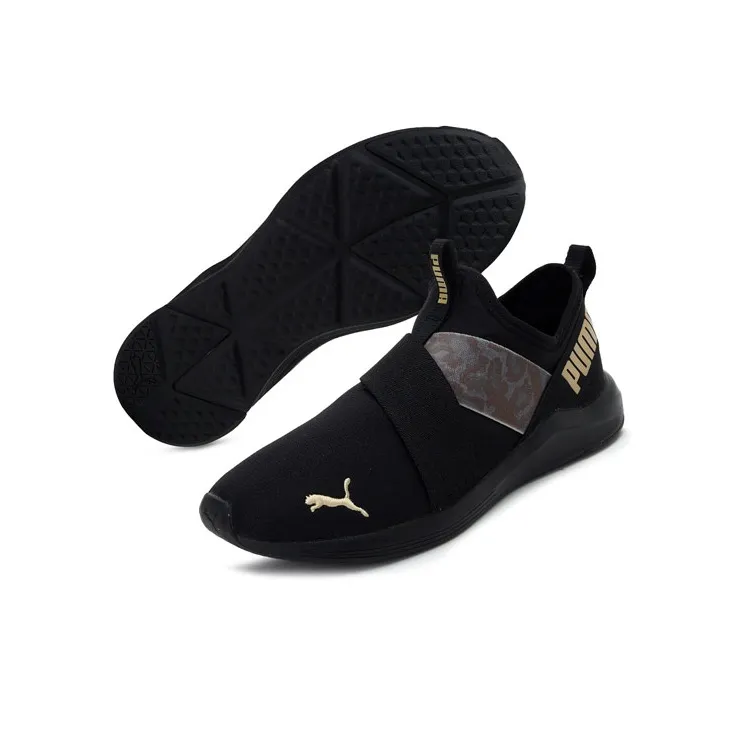 PUMA Prowl Animal Slip On 'Black Gold' Women's-2