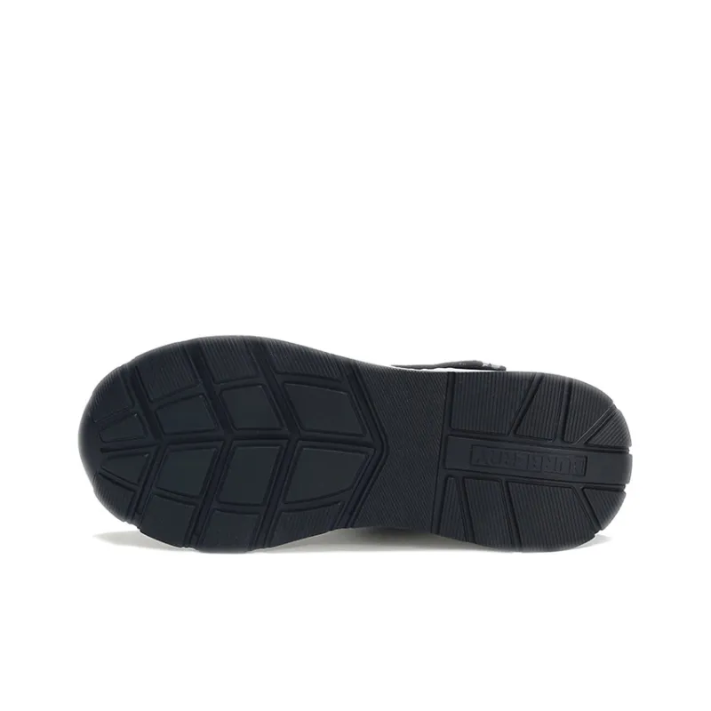 Burberry Low Top Athletic Shoes Men's Black White-7