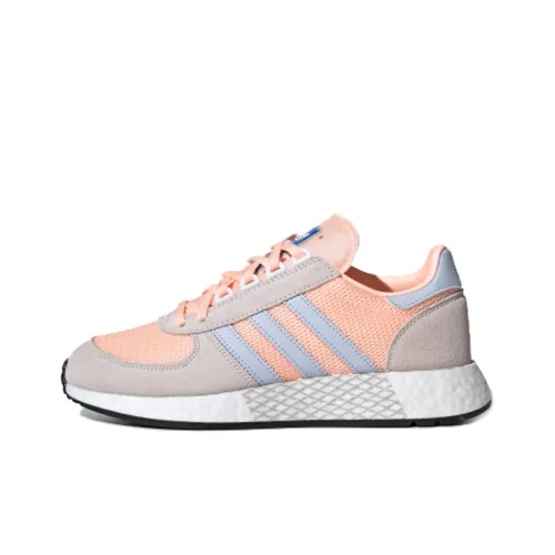 Adidas Originals MARATHON TECH Casual Shoes Women's Low-Top Pastel Pink/Light Purple/Air Force Blue