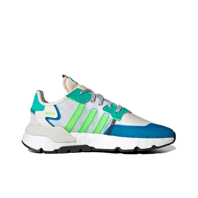 Adidas Originals Nite Jogger 'White Green Blue'-1