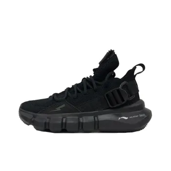 Neil Barrett x LiNing Essence 2.3 Mid Top Casual Shoes Women's Black