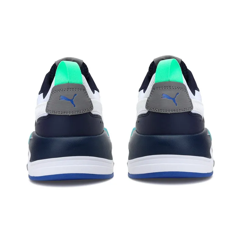 PUMA X Ray Low Top Running Shoes Blue/Green-3