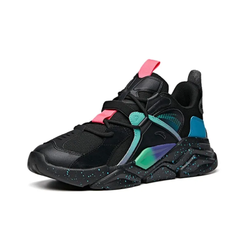 ANTA Casual Shoes Men Low Top Interstellar Blue Black-1