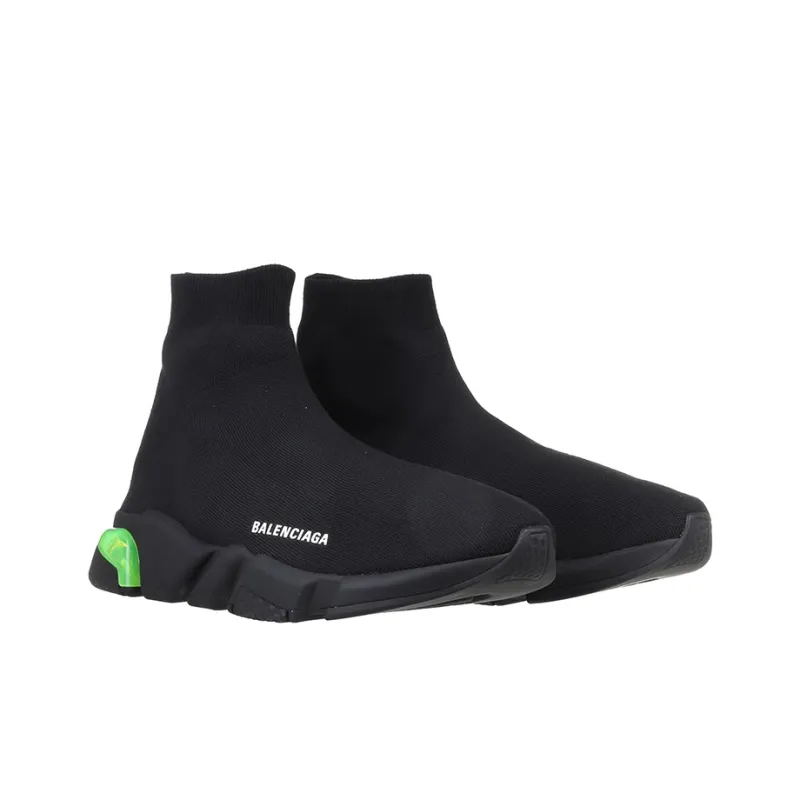 Balenciaga Speed Sneaker 'Clearsole Black Fluo Yellow'-2
