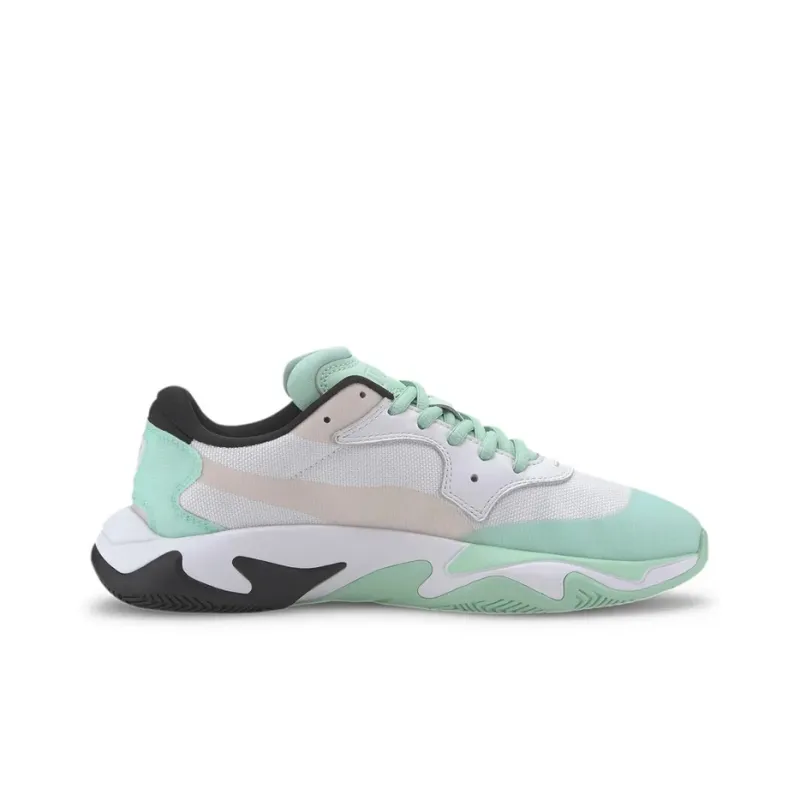 PUMA Storm Plas Tech Durable Cushioning Low-Top Casual Shoes Women's Green-1