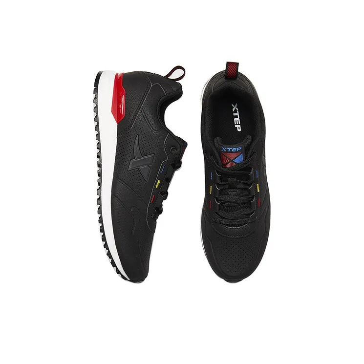 XTEP Xtep Lifestyle Anti Slip Wear Resistant Breathable Lightweight Low Top Casual Shoes Men's-3