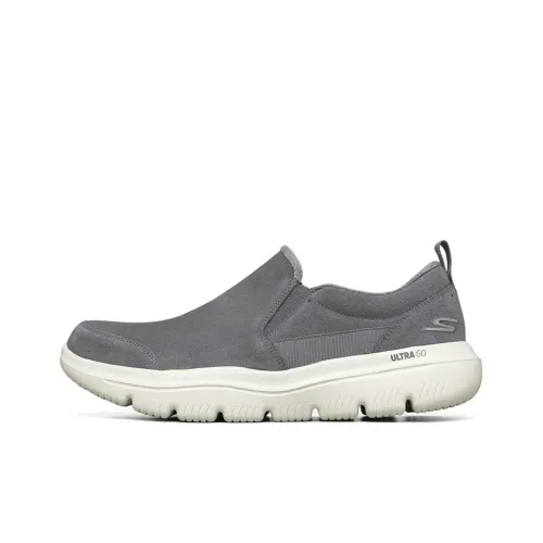 Skechers Go Walk Evolution Ultra Casual Shoes Men Low-Top Charcoal Gray