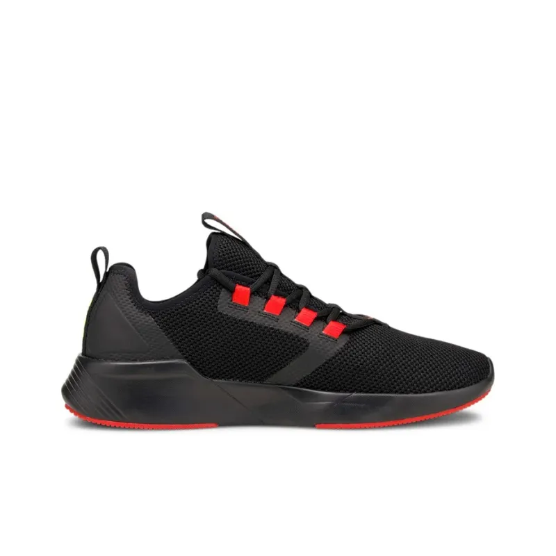 PUMA Retaliate Casual Shoes Men Low-Top Black/Red-1